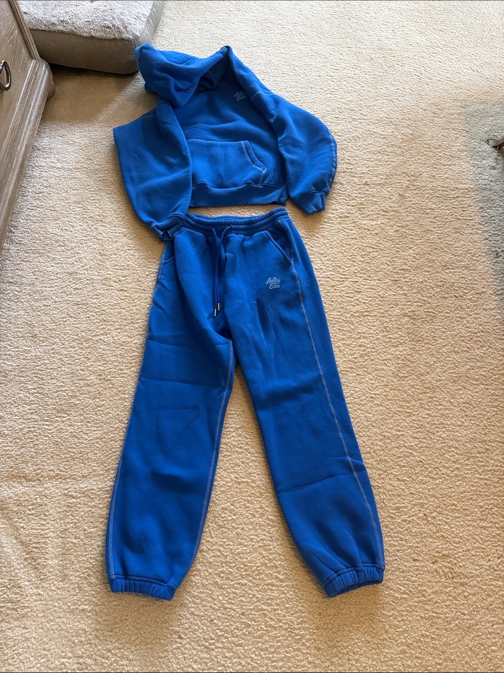 Aelfric Eden Royal Blue Women's Fleece Jogger Set